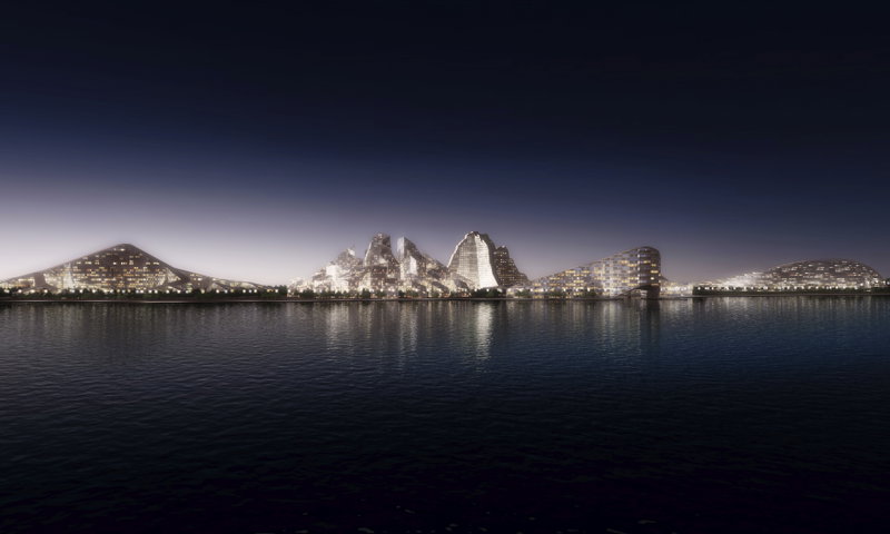 Zira Island Masterplan image | Bjarke Ingels Group