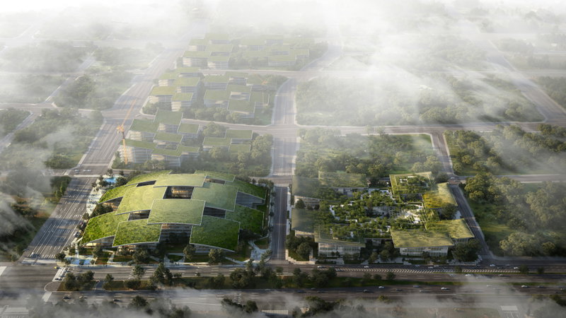 Terminus AI City image | Bjarke Ingels Group