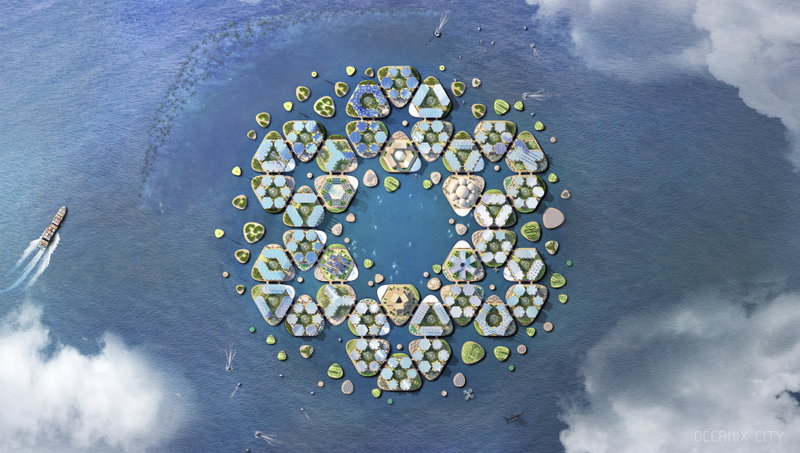 Oceanix City image | Bjarke Ingels Group