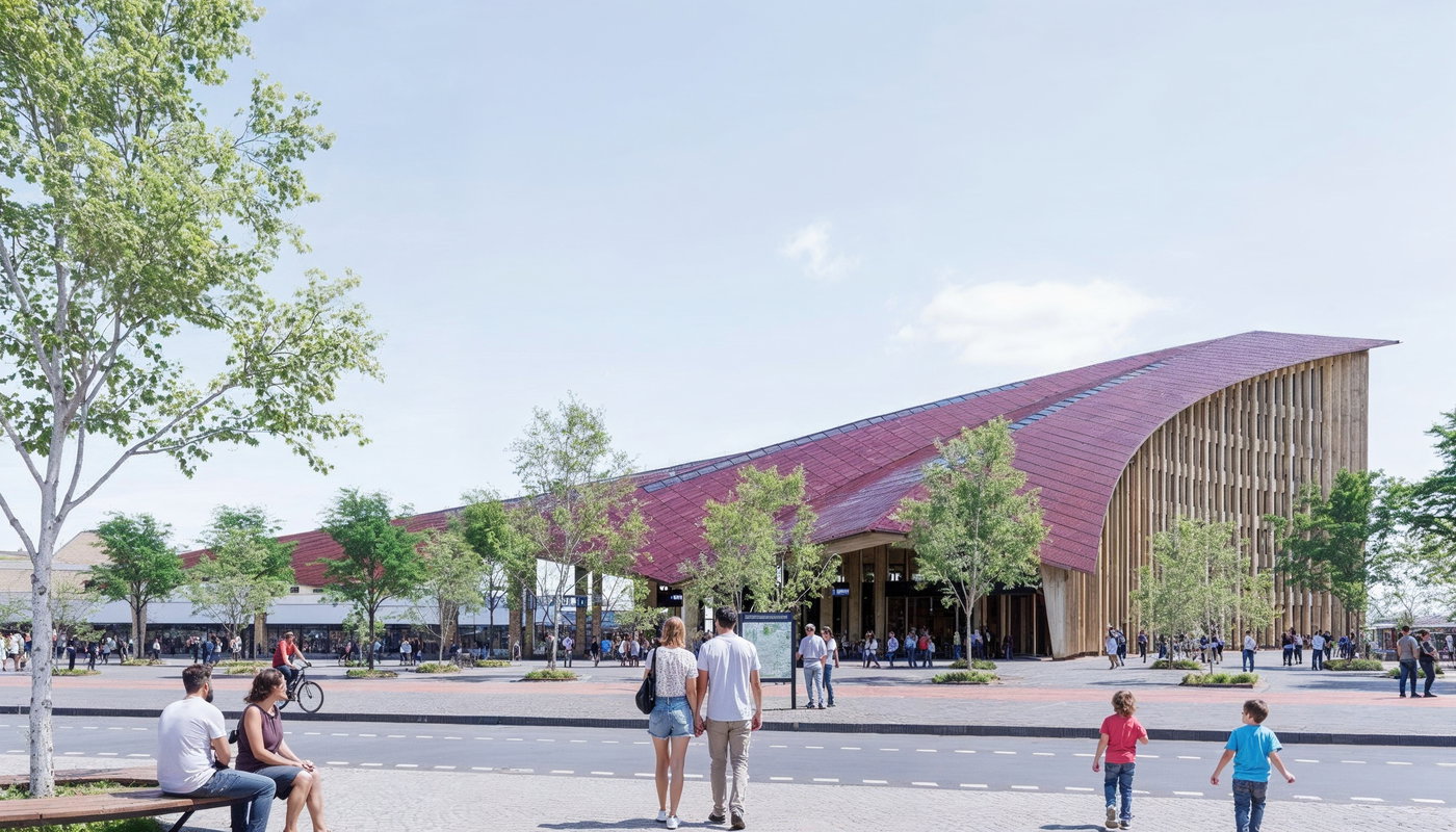 MARENGO MULTIMODAL TRANSPORT HUB LAUNCHES CONSTRUCTION TENDER | Bjarke Ingels Group